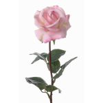 Rose décorative AMELIE, rose, 70cm, Ø8cm