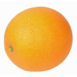 Fruit artificiel Orange PAVEL, 7,5cm, Ø7,5cm