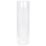 Vase à poser au sol cylindrique SANYA OCEAN en verre, transparent, 50cm, Ø15cm