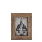 Cadre photo en bois imprimé ESKIL, marron, 17,5x12,5x2cm