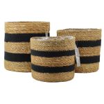Seegras Korb, beige, 24,5cm, Ø24cm