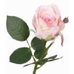 Fleur artificielle Rose VRONI, rose, 30cm, Ø6,5cm