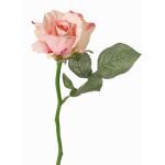 Rose artificielle ELLI, rose, 30cm, Ø6,5cm