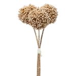 Botte d'allium décorative DUNZA, or métallique, 26cm