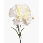 Œillet artificiel VANERA, crème, 60cm, Ø9cm