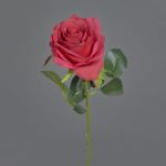Fleur artificielle Rose SIMONY, rouge, 45cm, Ø8cm