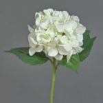 Fausse fleur d'Hortensia GABRIELLA, crème, 50cm, Ø18cm
