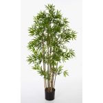 Bambou synthétique YAN, tiges naturelles, 80cm