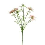 Kunstzweig Schwarzkümmel TIANKE, rosa-creme, 65cm, Ø7-8cm