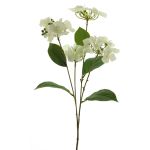 Künstliche Blume Hortensie PINNIAN, weiß, 70cm, Ø9-10cm