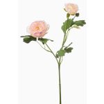 Branche de renoncule artificielle FLORANCE, rose-saumon, 45cm