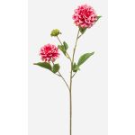 Kunstzweig Dahlie CEVAST, rosa, 70cm, Ø7-8cm