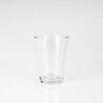 Mini Vase / Photophore ALEX, en verre, transparent, 11cm, Ø8cm