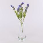 Lavande en plastique ALEENA sur tige, violette, 35 cm, Ø 13 cm