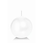 Bougie ronde MAEVA, blanc, Ø10cm, 46h - Made in Germany