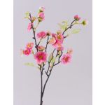 Branche de cerisier artificielle SOEY avec fleurs, rose-fuchsia, 45cm, Ø2-4,5cm