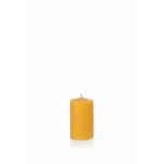 Bougie en cire d'abeille BABETTE, naturel-jaune, 8cm, Ø5cm, 24h - Made in Germany