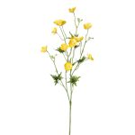 Bouton d'or artificiel NORA, jaune, 70cm, Ø2-3cm