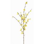 Branche décorative de forsythia IHRANI, floraison, jaune, 90cm, Ø1,5-4cm