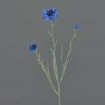 Fleur artificielle de Bleuet KELSIE, bleu, 70cm, Ø4cm