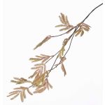 Branche de cèdre en plastique ERRIS, jaune-rouge, 85cm