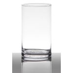 Vase à fleurs SANYA EARTH, cylindre/rond, transparent, 15cm, Ø9cm