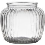 Verre à bougie NOLAN, boule/rond, transparent, 13cm, Ø15cm