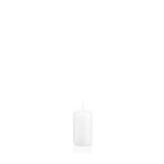 Bougie votive / bougie cylindrique MAEVA, blanc, 10cm, Ø5cm, 23h - Made in Germany