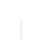 Bougie de table CHARLOTTE, blanc, 18,5cm, Ø2,1cm, 6,5h - Made in Germany