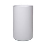 Vase à fleurs SANYA EARTH, cylindre/rond, blanc, 30cm, Ø16cm