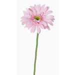 Gerbera artificiel HELLI, rose, 65cm, Ø12cm
