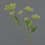 Branche de cornouiller décoratif JOSIA avec bourgeons, blanc-vert, 50cm