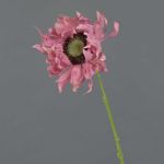 Tournesol artificiel JANIKA, fuchsia, 60cm, Ø12cm