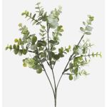 Branche d'eucalyptus décorative GIV, vert-gris, 65cm