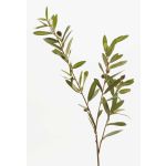 Branche artificielle d'olivier PARKER avec fruits, 80cm