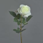 Fausse fleur Rose BRINA, blanc, 70cm
