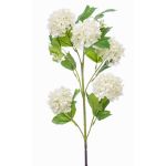 Branche artificielle boule de neige FONTE, crème, 75cm