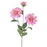 Dahlia synthétique ANJULIKA, rose, 75cm, Ø6-12cm