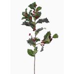 Branche d'if artificielle TIBAR avec baies, verte, 75cm