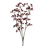Branche artificielle Gaultheria FLOMER, baies, rouge, 60cm