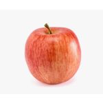 Pomme artificielle AMENDO, rouge-jaune, 6,5cm, Ø7,5cm