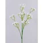 Fleur de gypsophile synthétique CECILIA, blanche, 70cm, Ø1cm