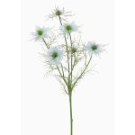 Branche de cumin noir artificielle SEVIN, bleu clair-vert, 65cm, Ø6-7cm