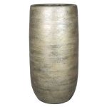Vase en céramique AGAPE avec veinure, or, 50cm, Ø24,5cm