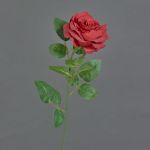 Kunstblume Rose PEZOS, rot, 60cm, Ø10cm