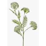 Branche artificielle d'achillée millefeuille THUBAN, crème, 60cm, Ø6-7cm