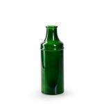 Flaschenvase NALDIA aus Glas, grün, 18,5cm, Ø7cm