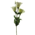 Branche en tissu Lisianthus ALARONA, crème, 55cm