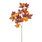 Branche d'érable décorative SNORVE, orange-brun, 90cm