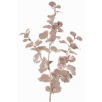 Branche d'eucalyptus synthétique MALFHY, rose clair métallisé, 75cm